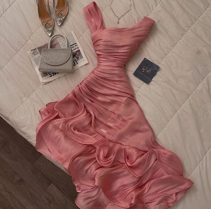Pink Prom Dresses Evening Party Dress fg7351