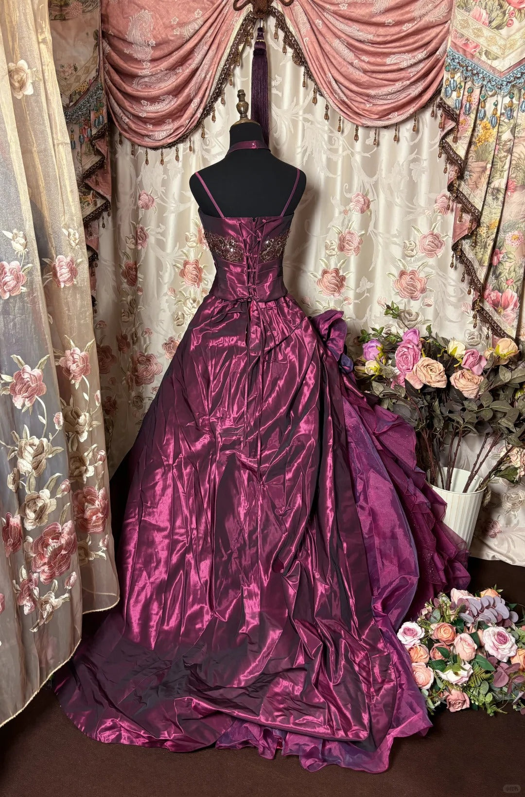 A Line Spaghetti Straps Prom Dresses Long Evening Party Dress fg7359