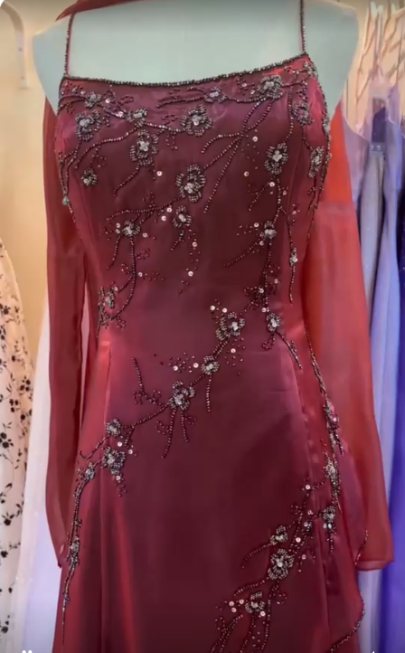 Burgundy Prom Dresses Evening Dress Floor Length Party Gowns fg6556