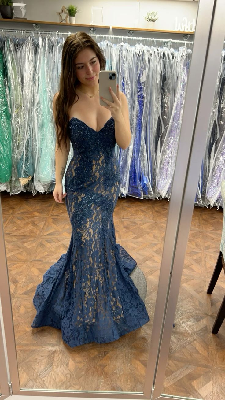 V Neck Lace Long Prom Dress Formal Evening Dresses fg6991