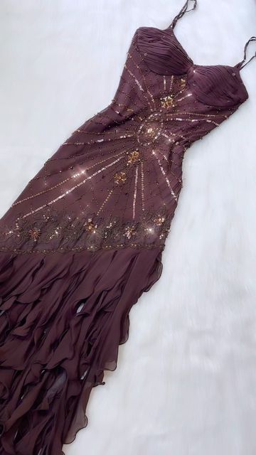 Spaghetti Straps Chiffon Prom Dresses With Beads Long Evening Gowns fg7202