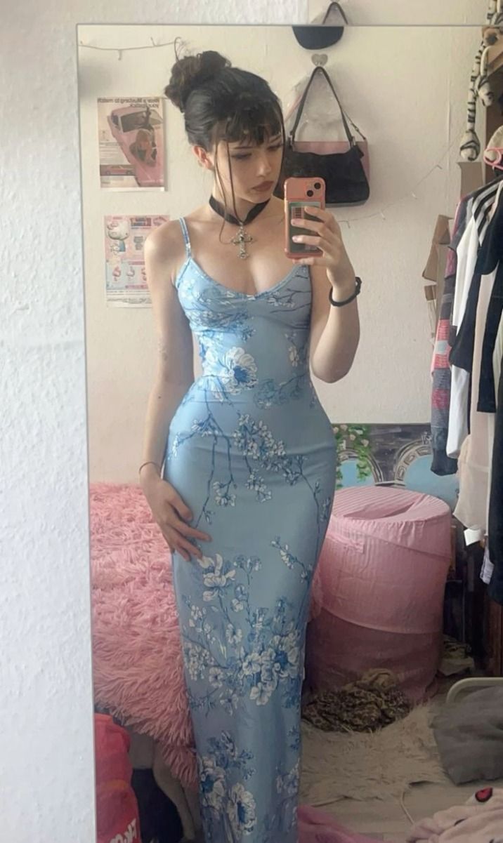 Modest Mermaid Spaghatti Straps Light Blue Prom Dress Long Evening Dresses fg7160