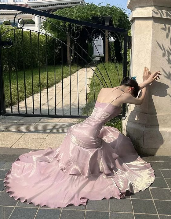 Chic Green Straps Sweetheart Long Formal Dress, Green Prom Dress Evening Dress fg6521