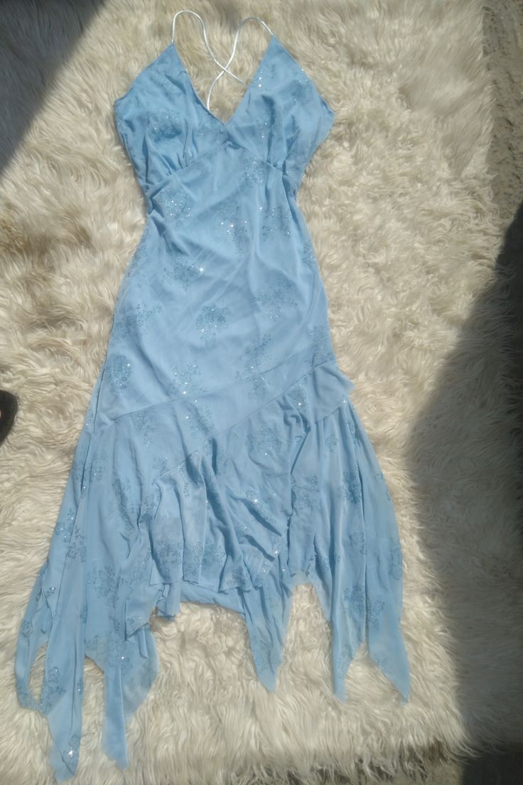 Cute Blue Party Dresses V Neck Cocktail Dress fg6940