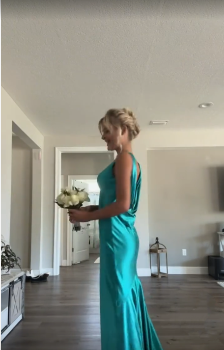 Sexy V Neck Sleeveless Evening Dress Long Prom Dresses Online fg6680