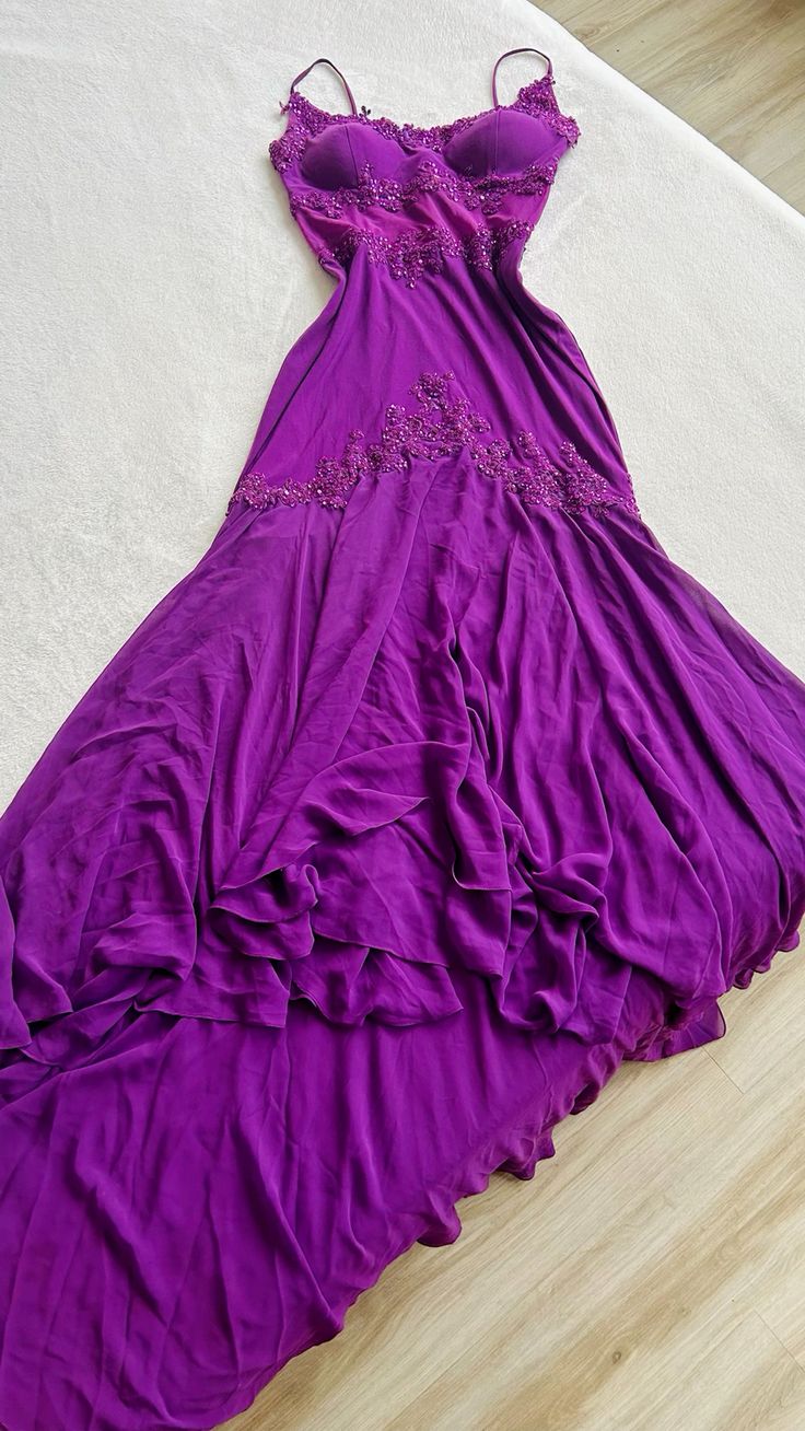 Cute Purple Party Prom Dresses Long Formal Dress fg6943