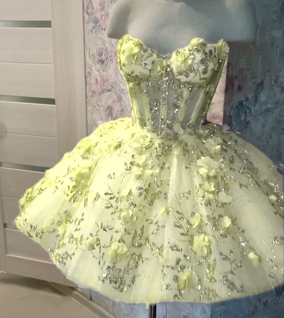 Vintage Short Pink Homecoming Dresses with Flowers fg2508