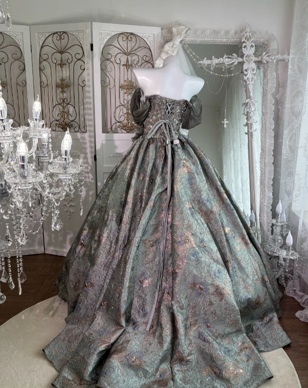 Off The Shoulder Tulle Prom Party Dress Sweet 16 Birthday Dress fg8659