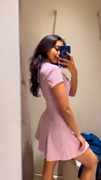Sexy V Neck Birthday Outfit Short Evening Dress Short Party Dress Cocktail Dresses fg8192