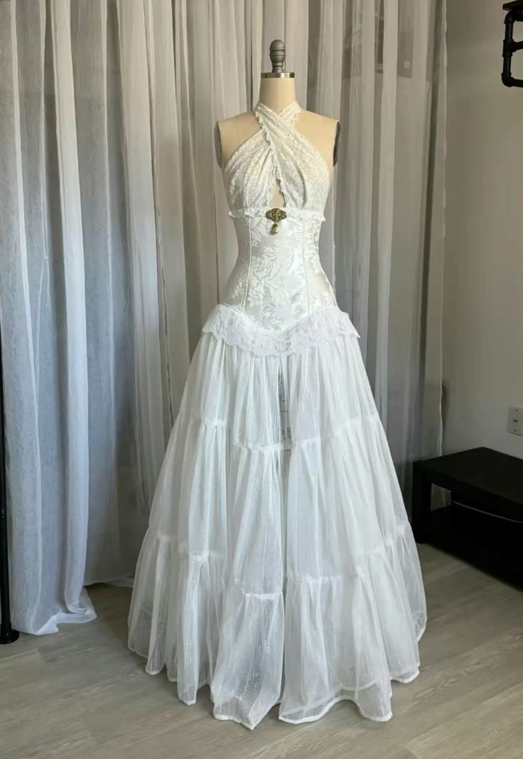 Halter Lace A Line Occasion Dress Formal Party Dress fg7264