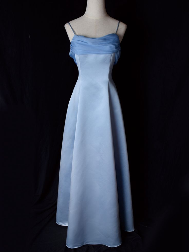 Vintage Spaghetti Straps Gown Elegant Prom Dresses fg7303