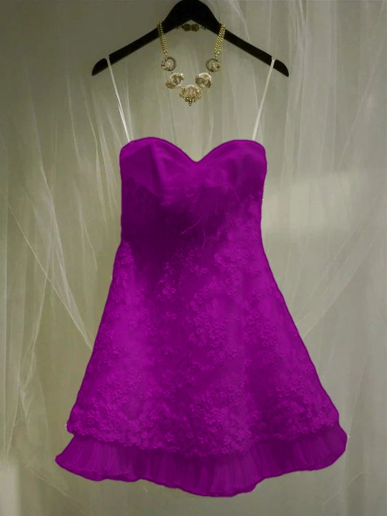 Sleeveless A-Line Homecoming Dress Party Gowns fg5894