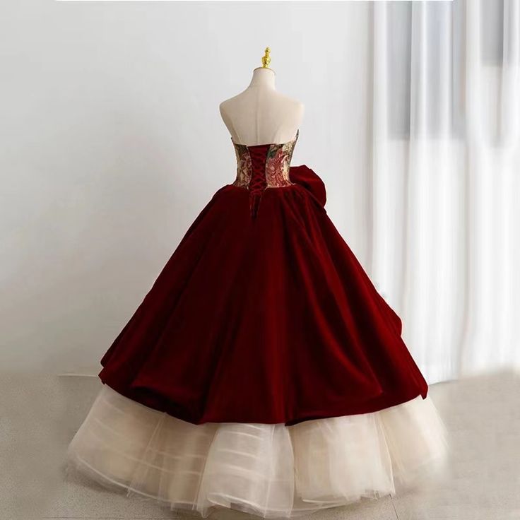 Strapless Birthday Party Dress, Luxury Prom Dress,princess Ball Gown Dress,unique Quinceanera Dress,custom Made fg6830