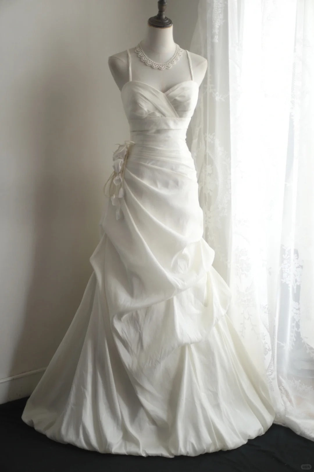 White Party Dress Long Evening Dress Princess Wedding Dress fg8109