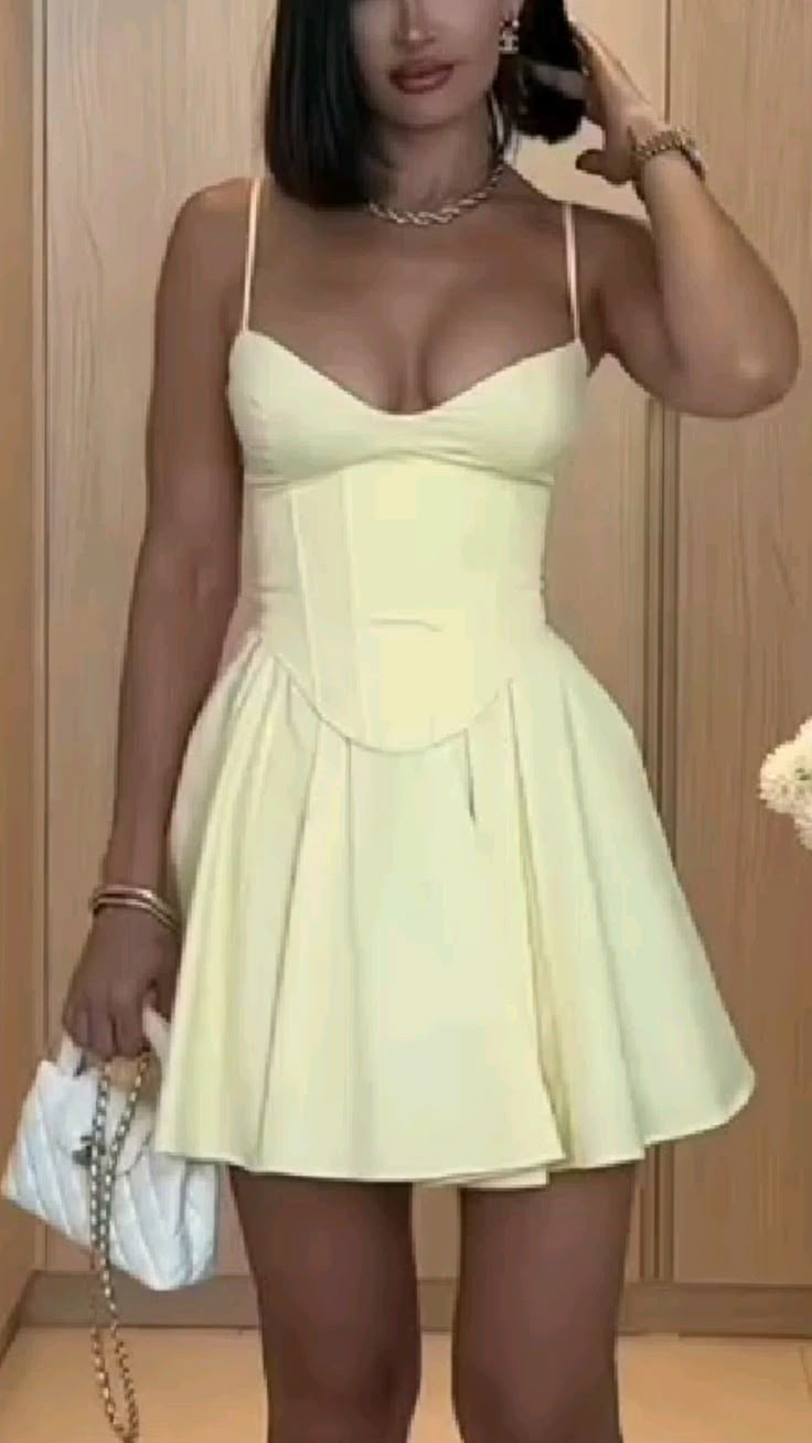 A Line Yellow Short Evening Dress Homecoming Dress Short Party Dress fg7792