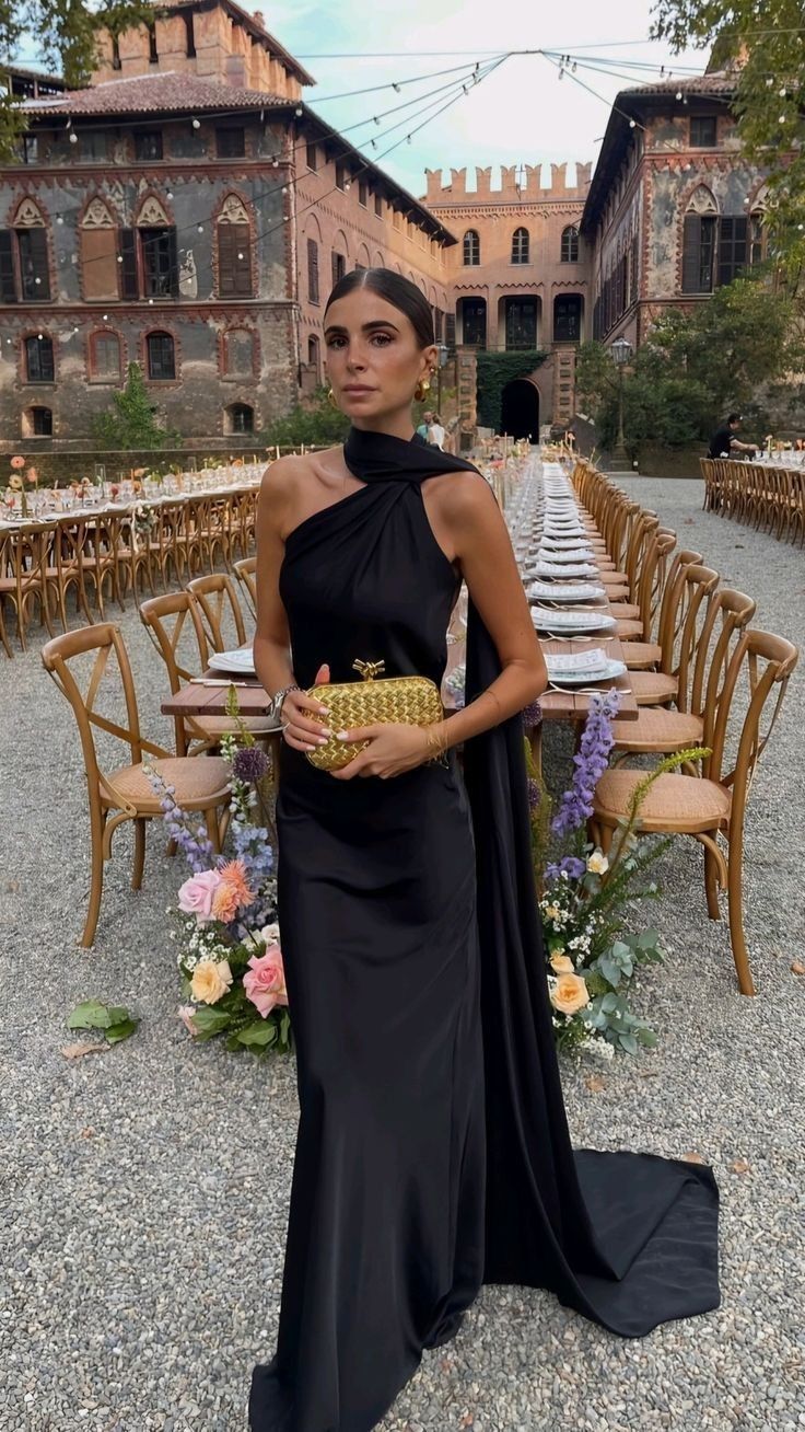 Black Long Prom Dress Evening Party Dress fg7409