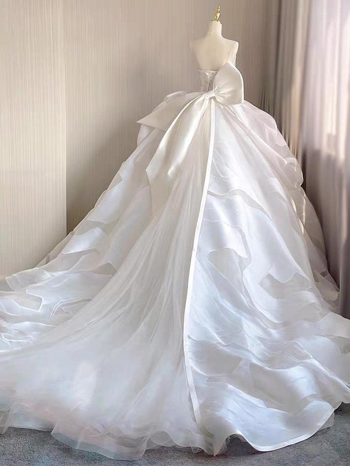 White Wedding Dresses Gorgeous Bridal Gown fg5696