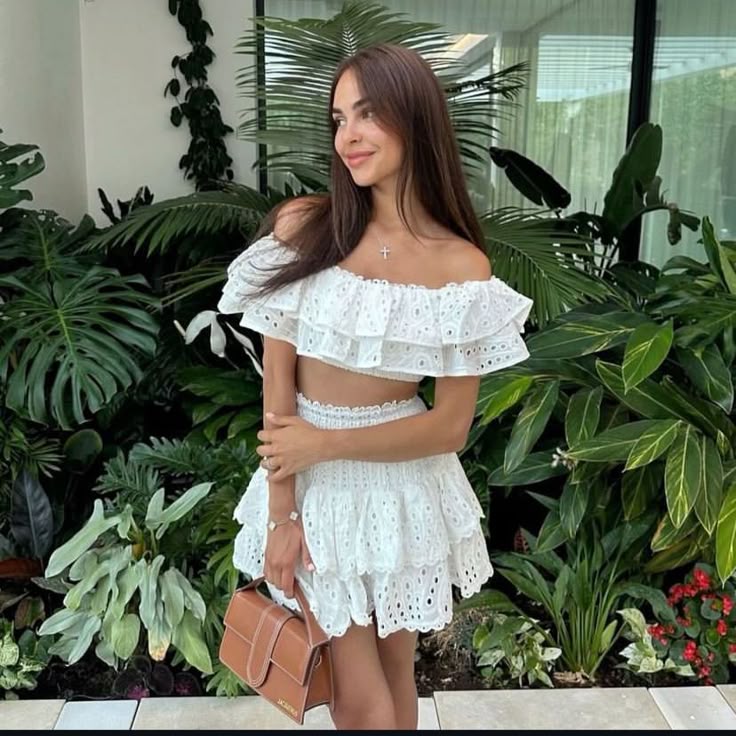 White Lace Two Piece Short Evening Dress Cocktail Dresses Short Party Dress fg7830