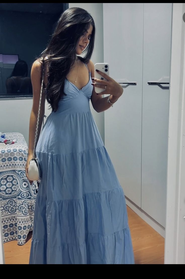 A Line Blue Fashion Long Prom Dress Evening Party Dresses fg8182
