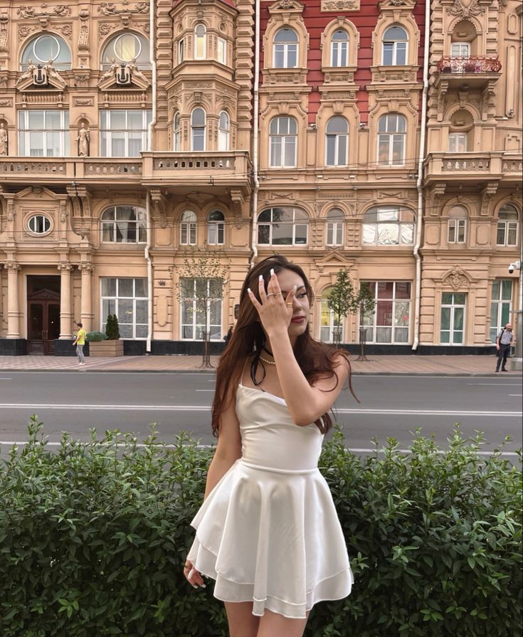 A Line White Simple Short Prom Dress Birthday Party Dress Homecoming Dress fg8154