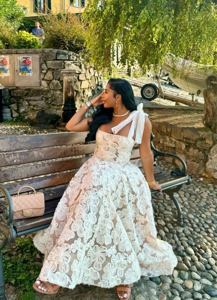 A Line White Prom Dress, Evening Party Dress For Women fg7445