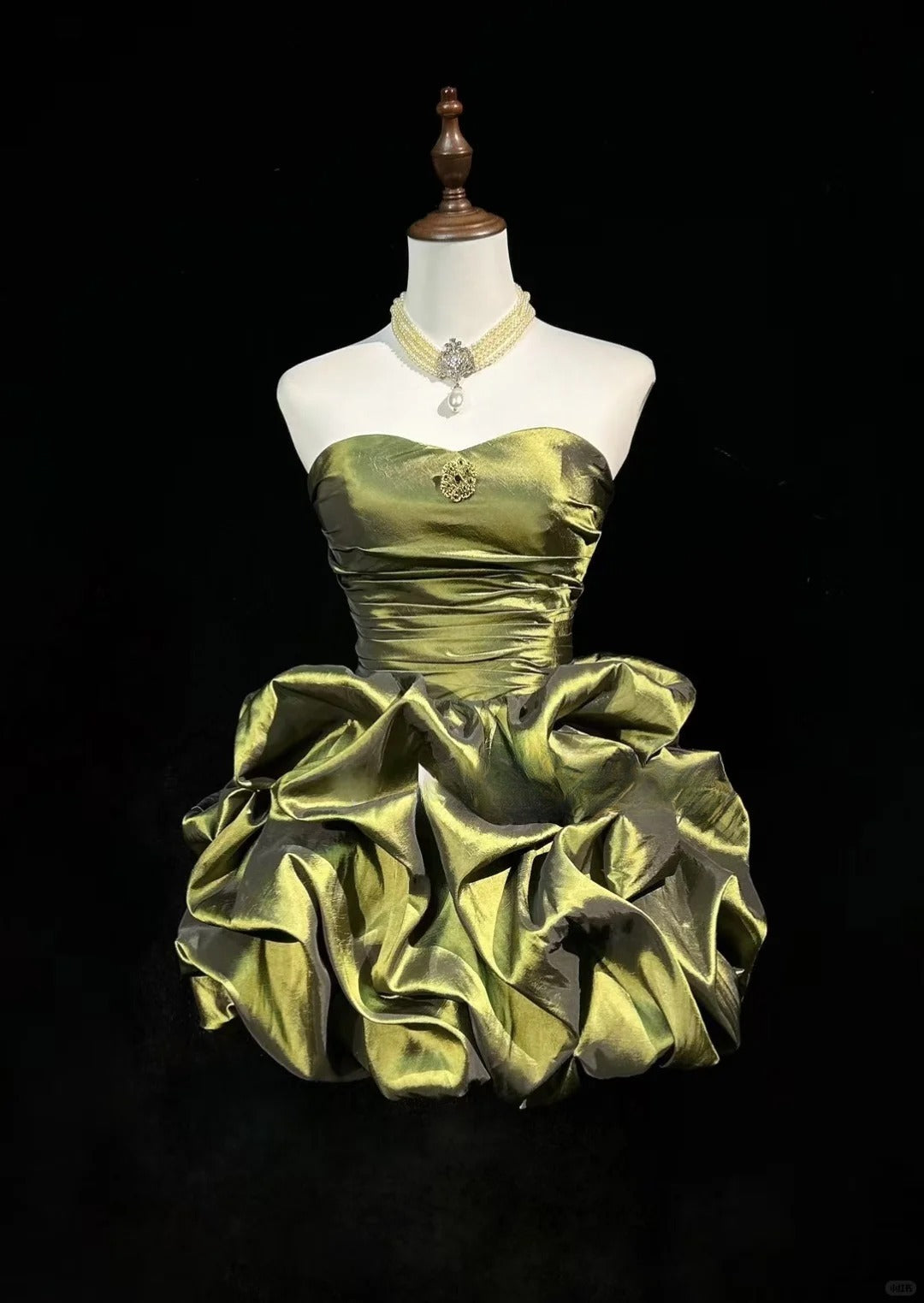 Vintage Strapless Short Prom Dress Birthday Party Dress Homecoming Dress fg8105