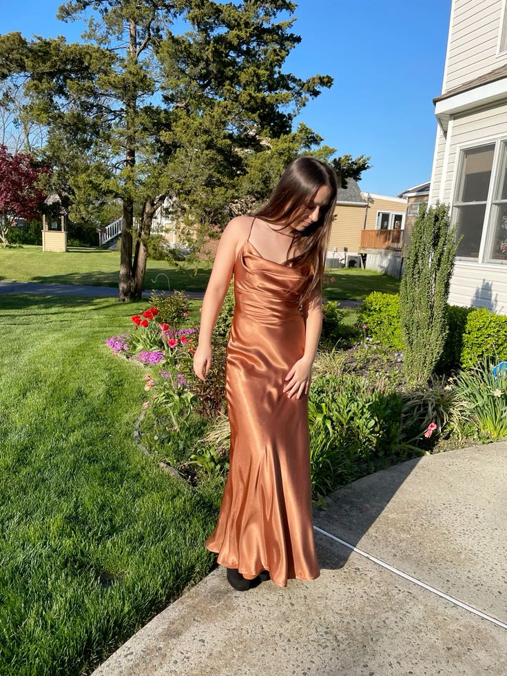 Simple Spaghetti Straps Long Evening Prom Dress fg5647