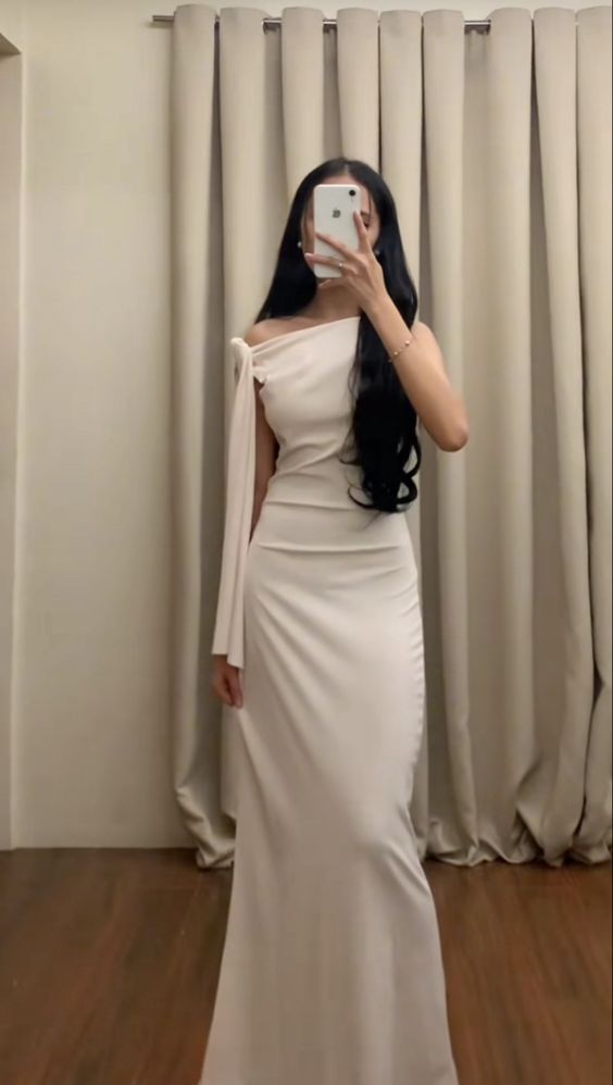 White Long Prom Dresses Evening Gowns fg6580