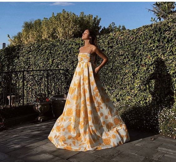A-Line Long Prom Dress, Spaghetti Straps Long Evening Dress fg6090