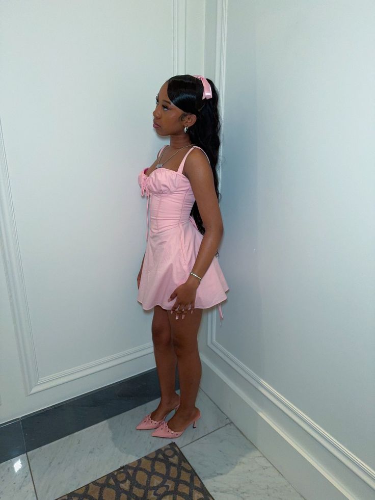 Pink Homecoming Dress A Line Short Birthday Dress fg6519