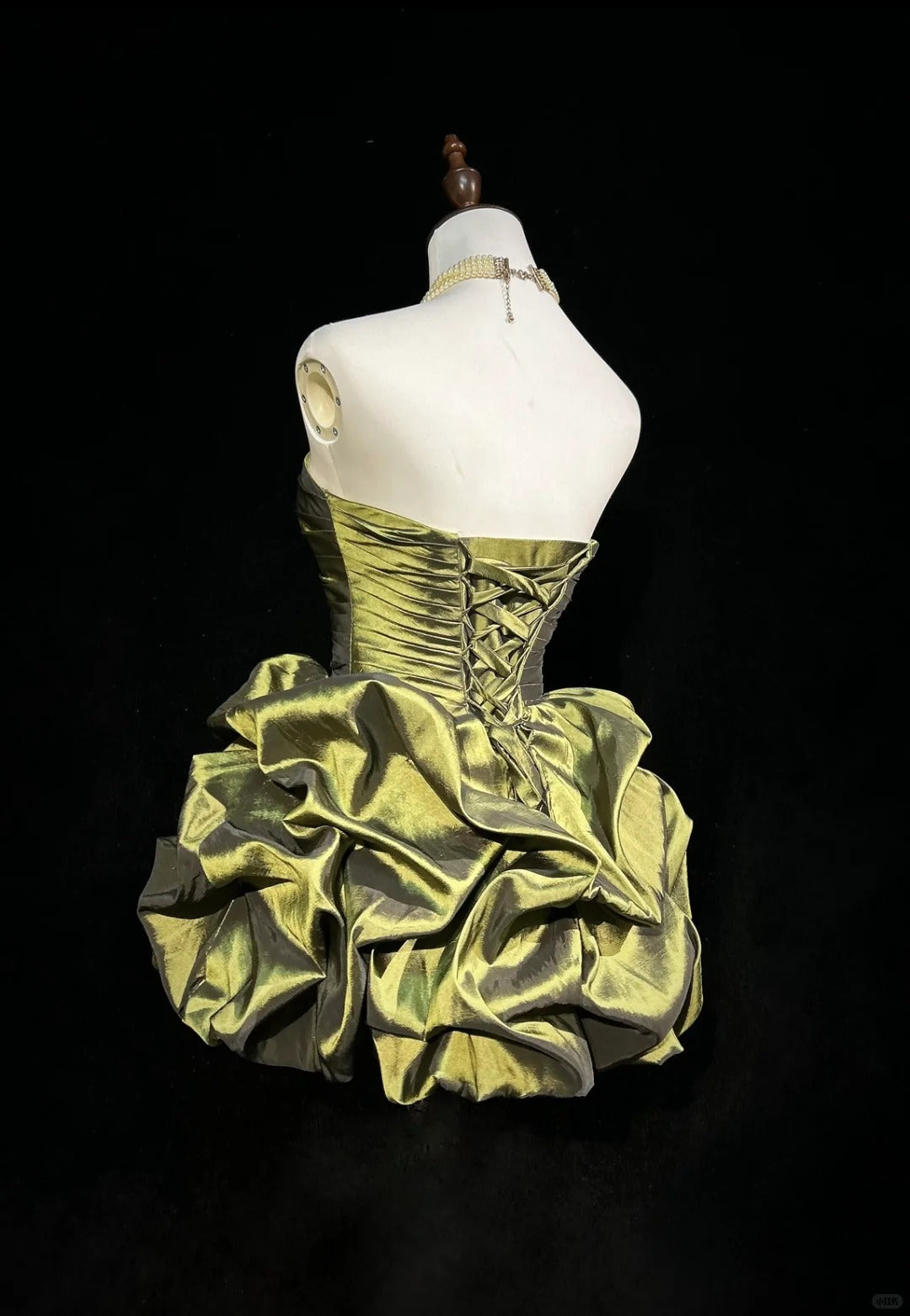 Vintage Strapless Short Prom Dress Birthday Party Dress Homecoming Dress fg8105