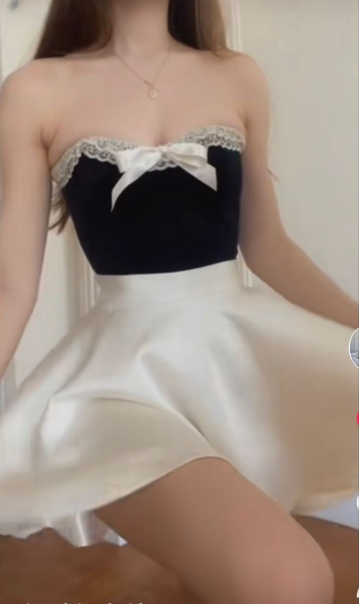 A Line Strapless Short Evening Dress Cocktail Dresses Short Party Dress fg7901