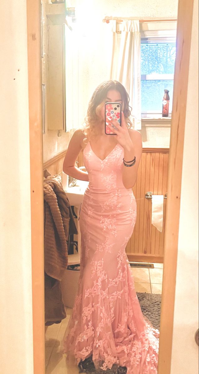 Pink Mermaid Prom Dress Formal Dress Long Evening Party Dresses fg7776