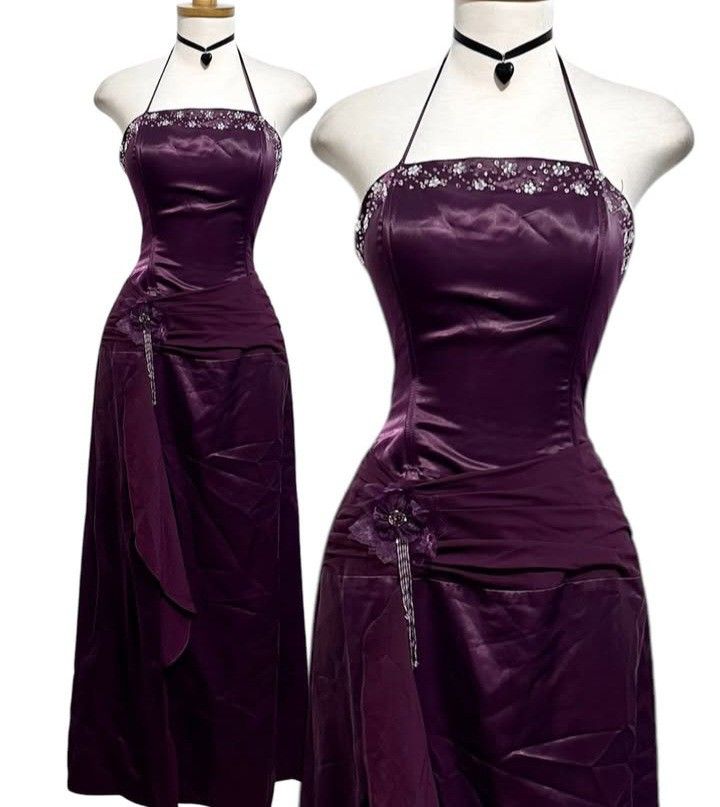 Halter Prom Party Dress Long Formal Evening Dress fg7498