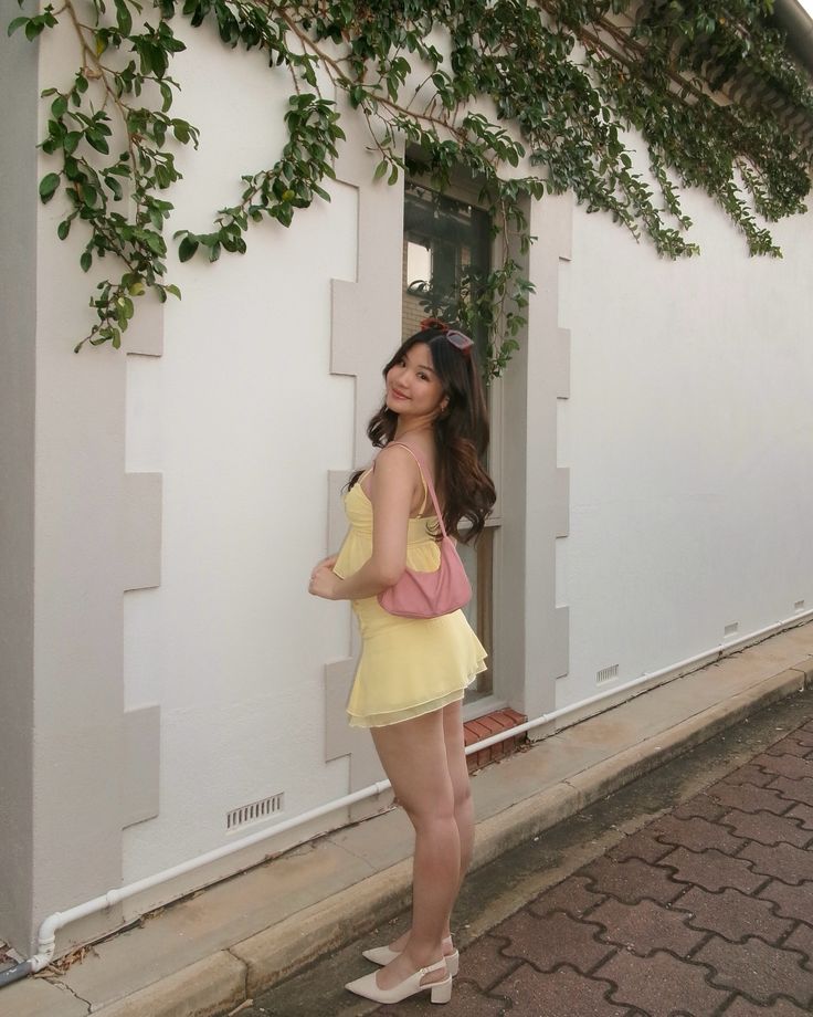 Two Piece Yellow Birthday Outfit Short Evening Dress Short Party Dress Homecoming Dress fg8057