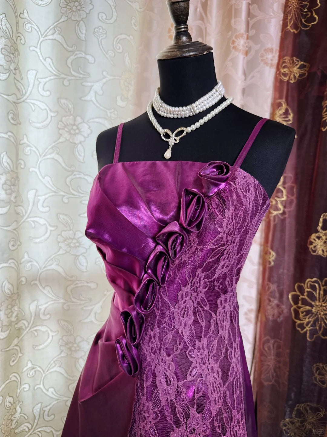 Purple Birthday Outfit Short Evening Dress Short Party Dress Vintage Homecoming Dress fg8089