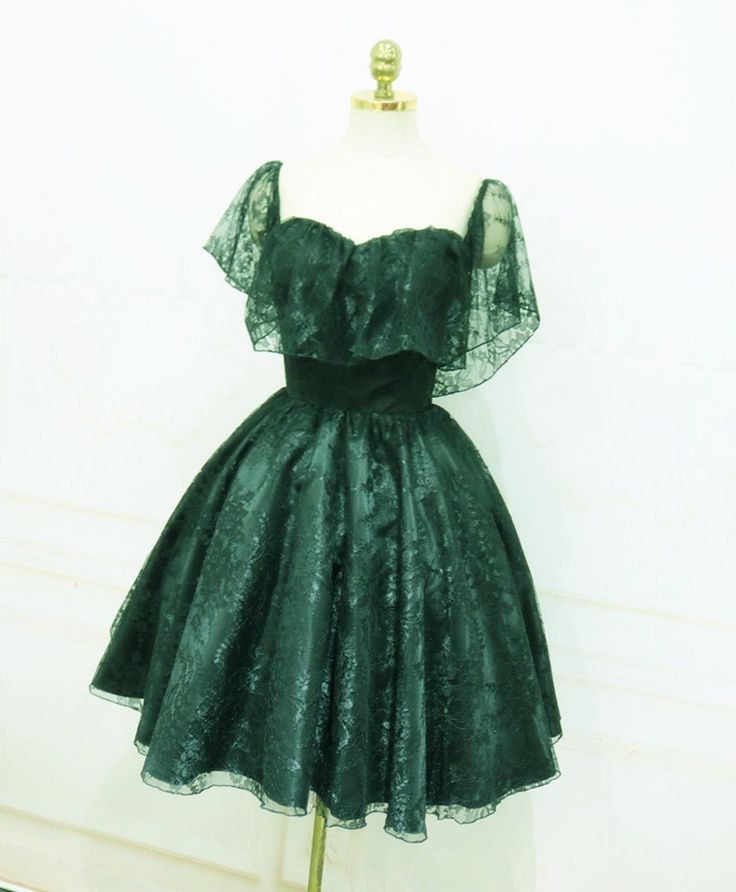 Lace Short Off Shoulder Prom Dress Party Dress, Lace Homecoming Dresses fg5975