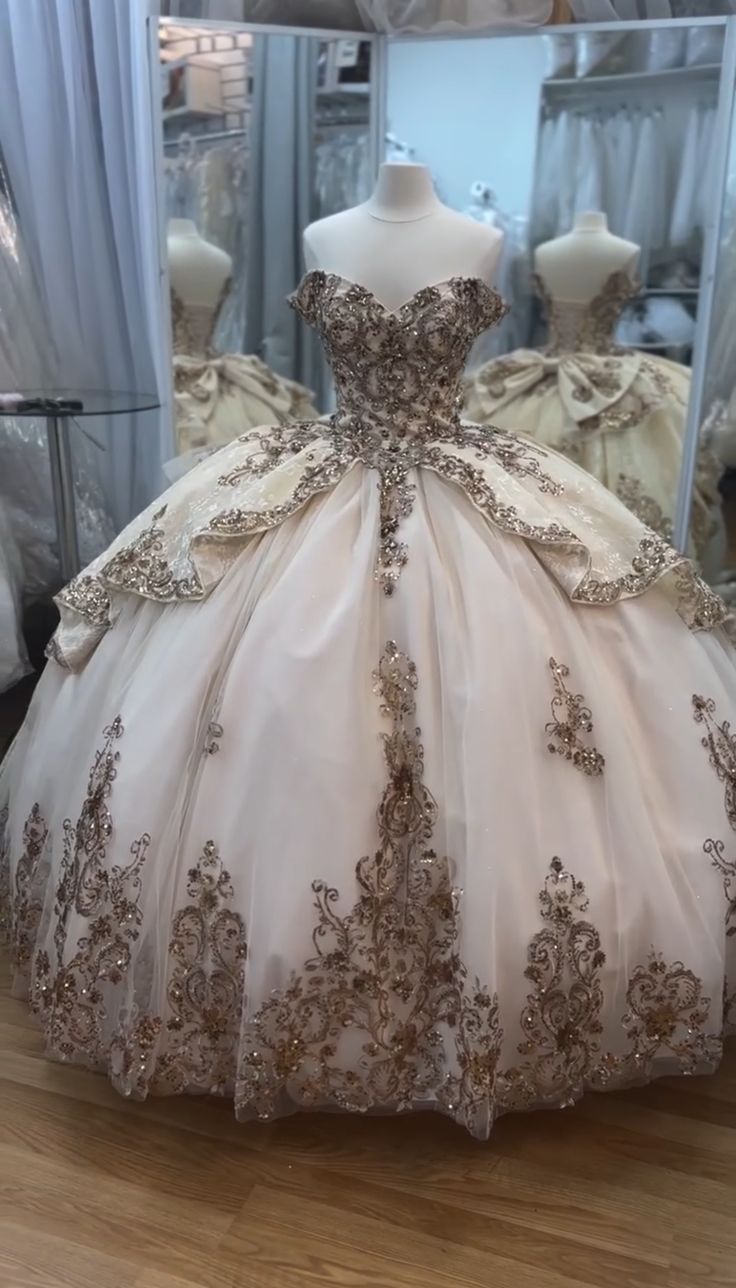 Ball Gown A-Line Off Shoulder Quinceanera Dress Sweet 16 Ball Gown fg5462