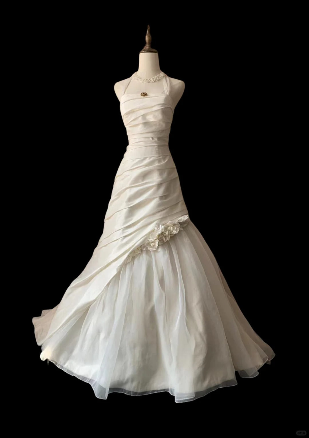 A Line White Party Dress Long Evening Dress Princess Wedding Dress fg8106