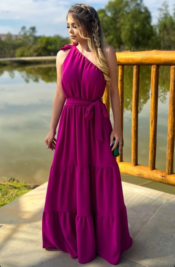 A-line Long Prom Dress,Party Dress fg5100