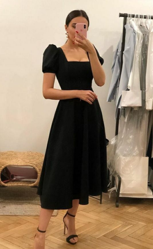 Schwarzes knöchellanges Ballkleid Partykleider fg5059
