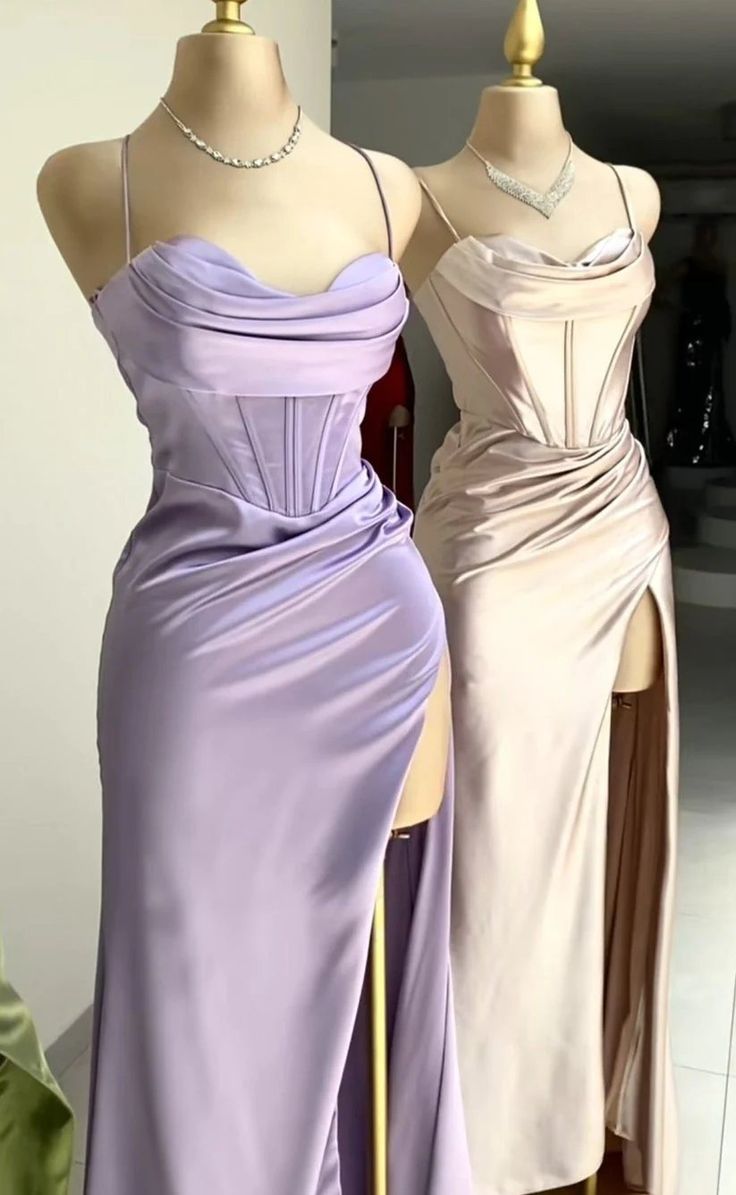 Lilac Long Prom Dresses Party Evening Gowns fg4836