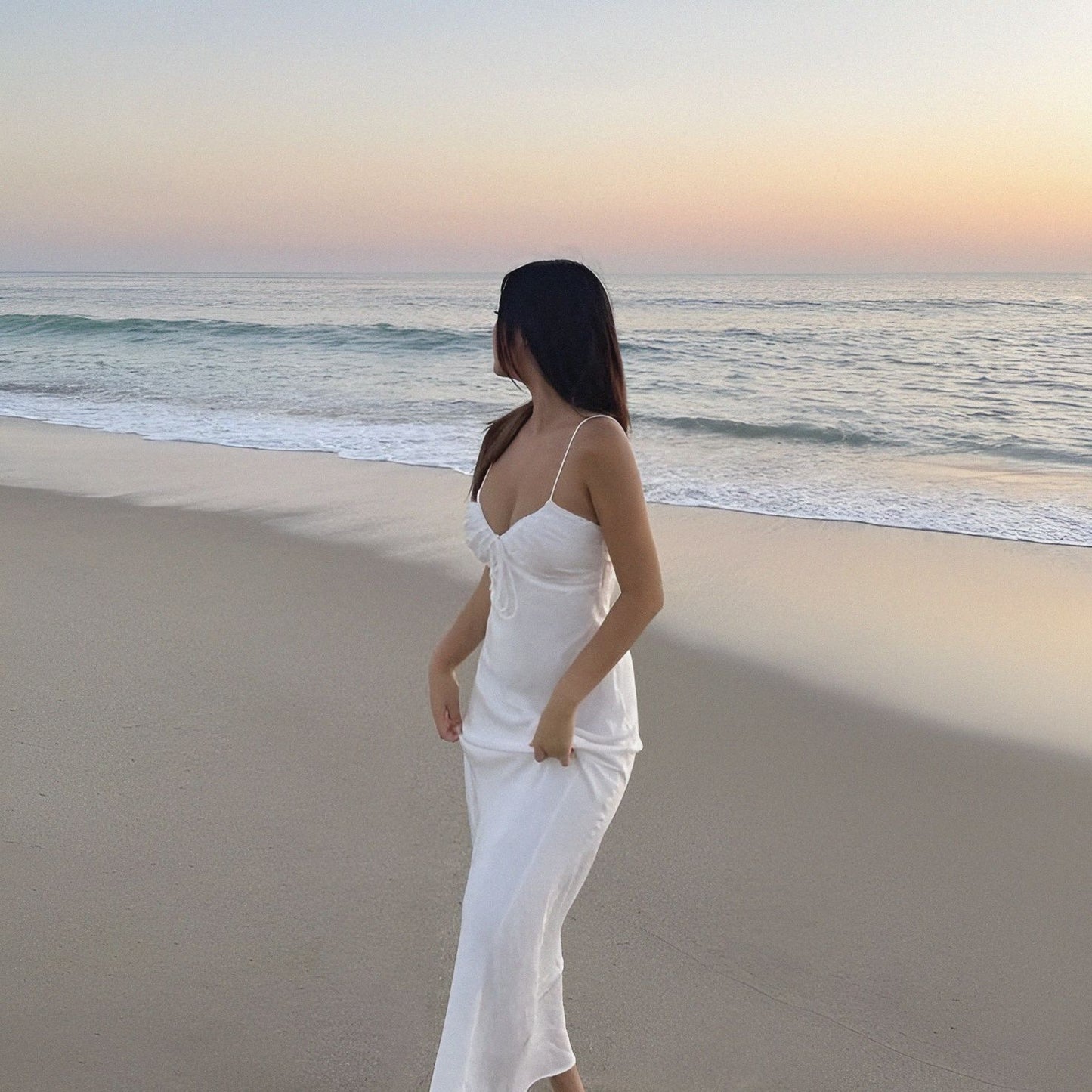 Mermaid Prom Dress,White Evening Dress fg4693