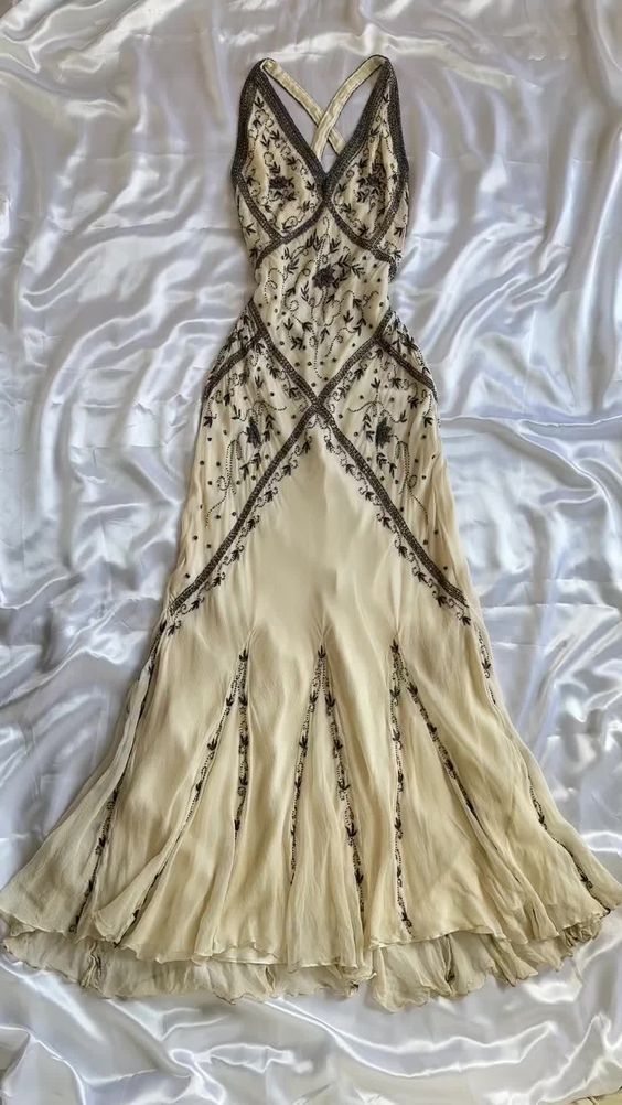 Sparkly Mermaid Sleeveless Straps Champagne Long Prom Dress fg5058