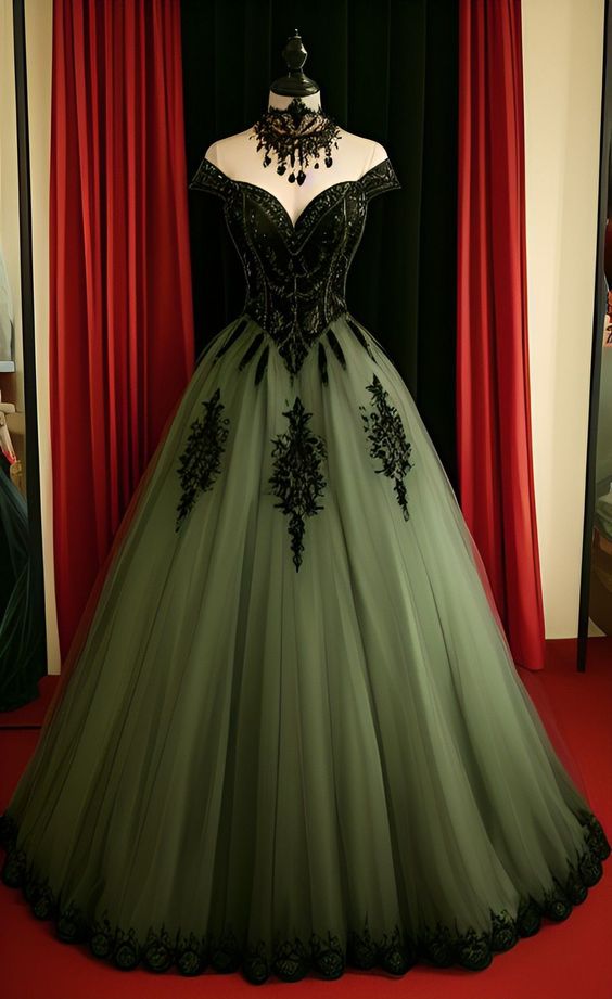 A-line Tulle Prom Dress,Chic Formal Gown Long Prom Dresses fg4947