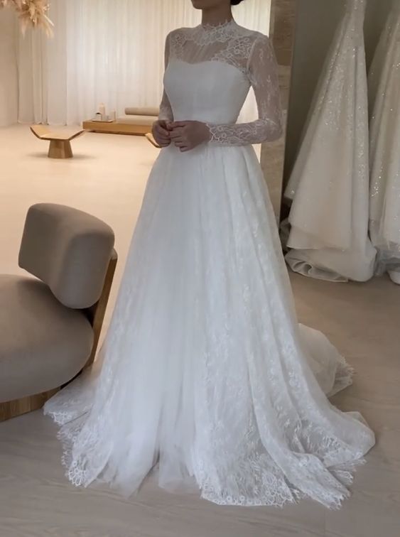 A Line Party Gown for Women Wedding Dress fg4643