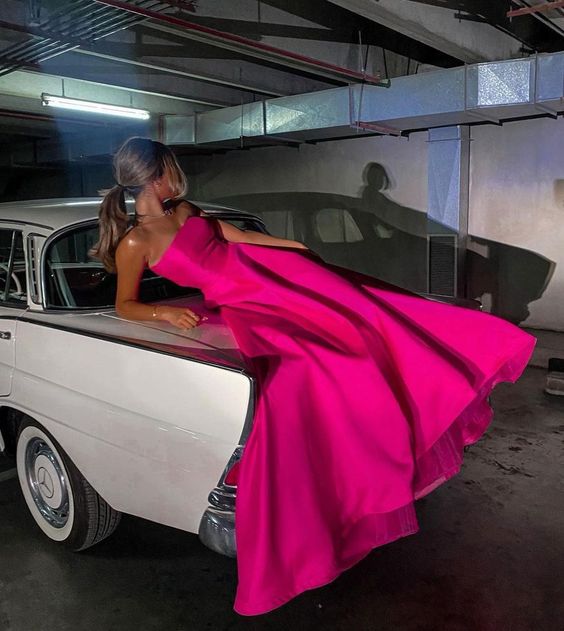 Classic pink Prom Dresses Long Party Dress Formal Dress fg3467