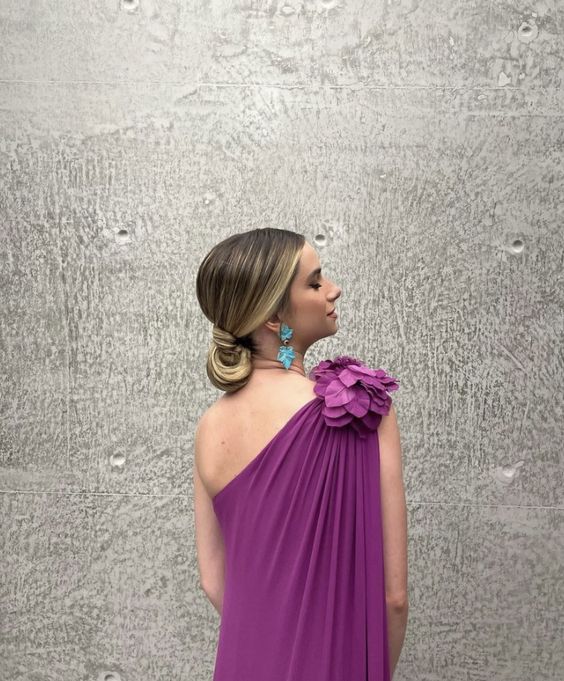 Chic Chiffon Custom Made Ruffles Long Prom Dress fg3926