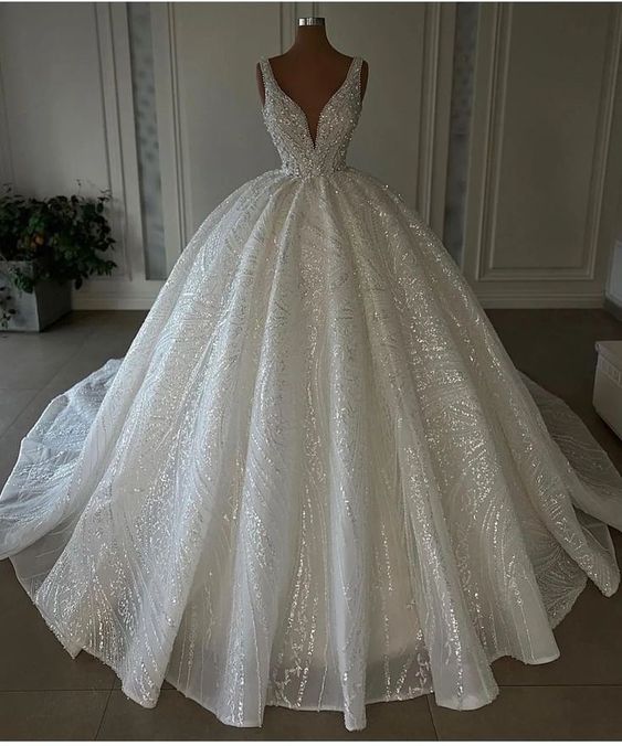 Stunning Long Ball Gown Evening Dresses A Line Prom Gowns fg4084