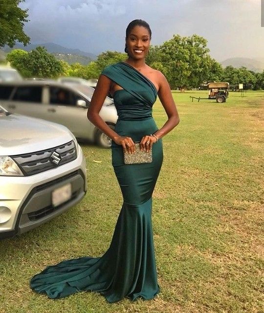 Satin Long Prom Dress Party Dress Mermaid Gown fg4145